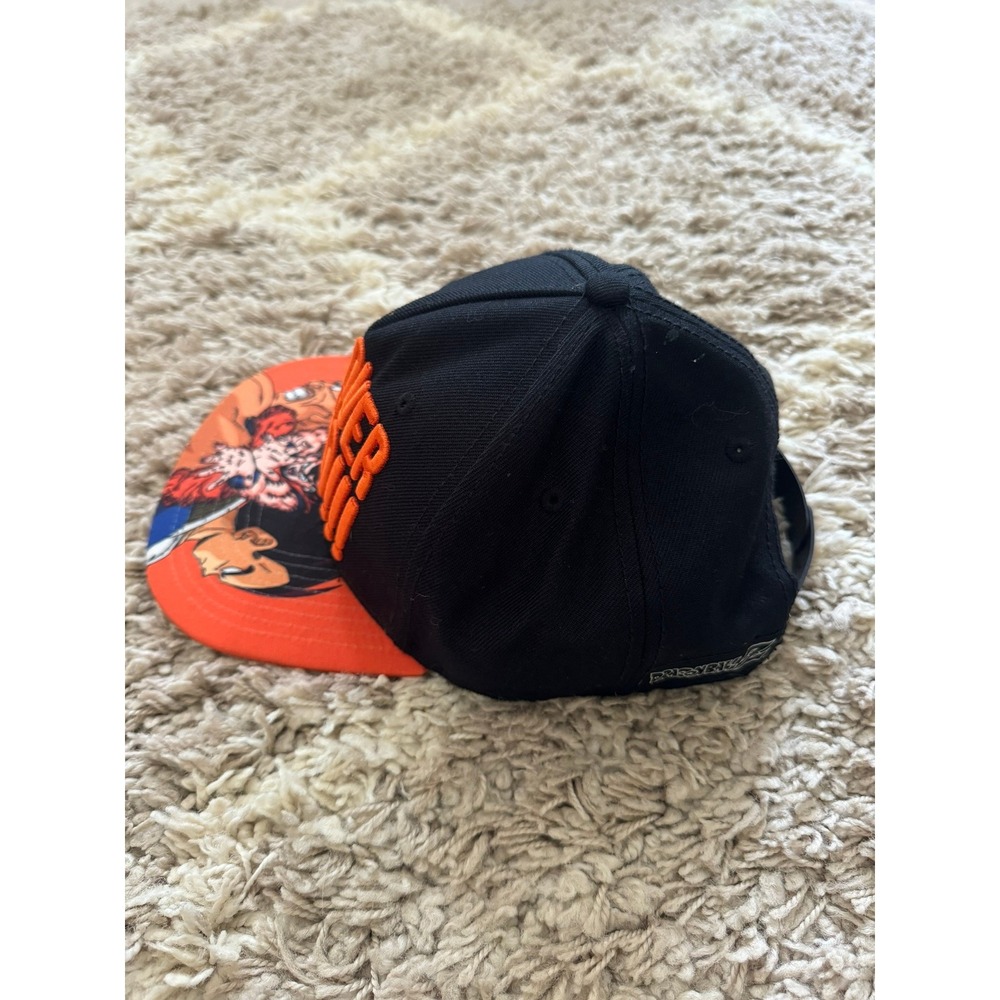 Dragon Ball Z Snapback Hat Its Over 9000 Goku Vegeta Black Orange Anime Cap - Picture 3 of 7
